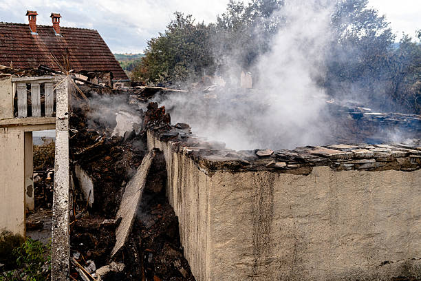 Professional Fire Damage Removal technician working in Stacy, MN